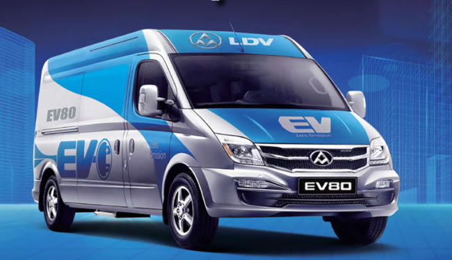 LDV V80 Electric Van for lease