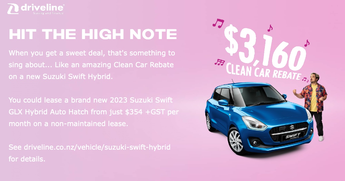 Suzuki Swift GLX Hybrid promo