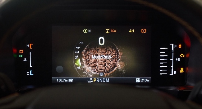 Ford Ranger Sport V6 mud/ruts drive mode.