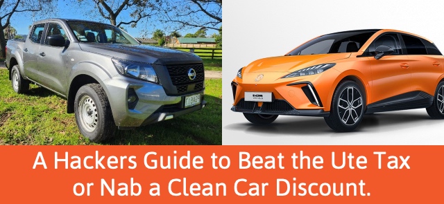 A Hackers Guide to Beat the Ute Tax or Nab a Clean Car Discount