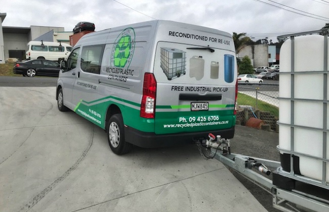 The signwriting on Billie's van has been a boon for business.