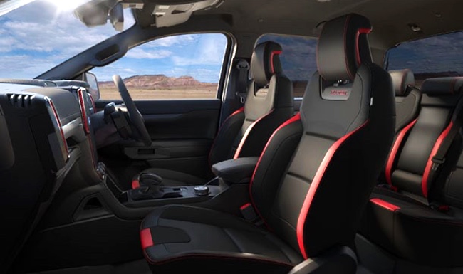 Ford Ranger Raptor review: An interior that perfectly matches the exterior.