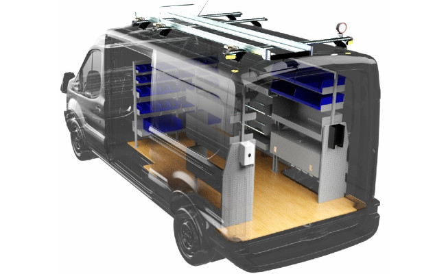 Van fitout supplied by Fleetline.