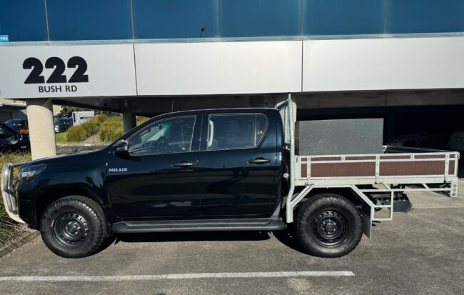 2021 Toyota Hilux SR D/Cab 4x4 Flatdeck Ute
