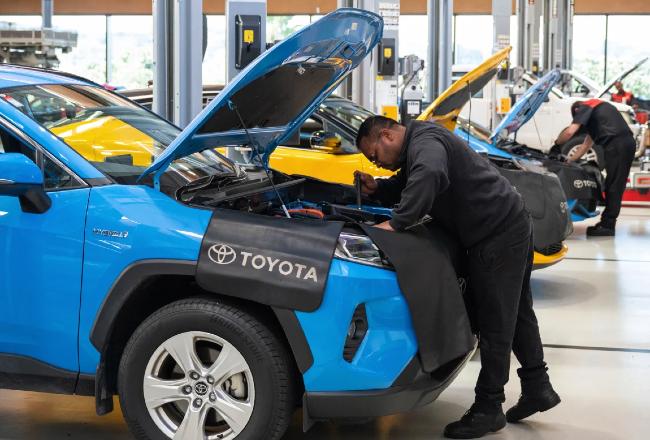 Toyota service centre.