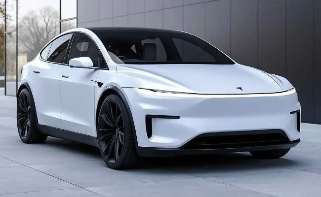 The 2025 Tesla Model Y Juniper Long Range Rear-Wheel Drive (RWD) version has an estimated range of up to 550km.